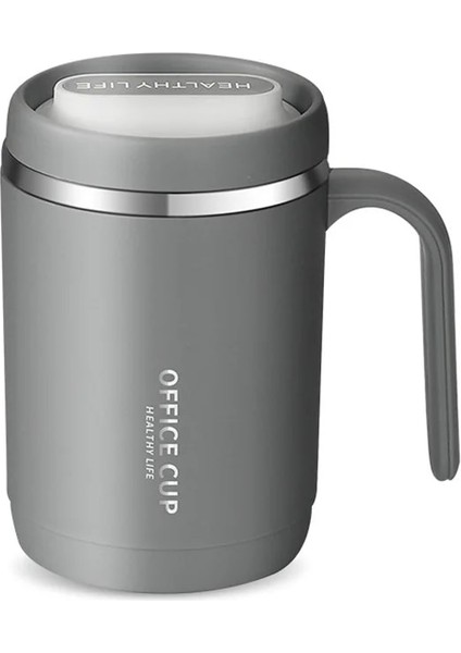 Mor 500 ml 304 Paslanmaz Çelik Kupa Çift Izolasyon Kahve Kupa Çift Bardak Saman Kupalar (Yurt Dışından) fırsatları