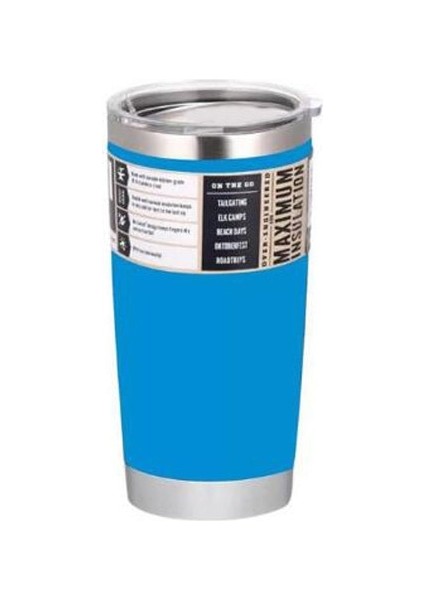 20OZ Gül Mor 3 Logo Paslanmaz Çelik Bardak Çift Duvar Su Termal Termos Kahve Kupa Yetys Matara Termoslar 30OZ 20OZ Bardak Su Şişesi (Yurt Dışından)
