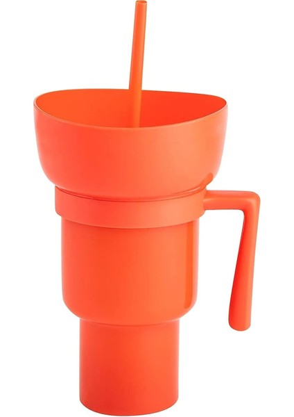 D Taşınabilir Stadyum Bardak 2 In 1 Snack Kase Içecek Pipetli Bardak Çok Amaçlı Renk Değişimi Aperatifler Konteyner Ev Sinemaları Kullanımı Için (Yurt Dışından) indirimleri