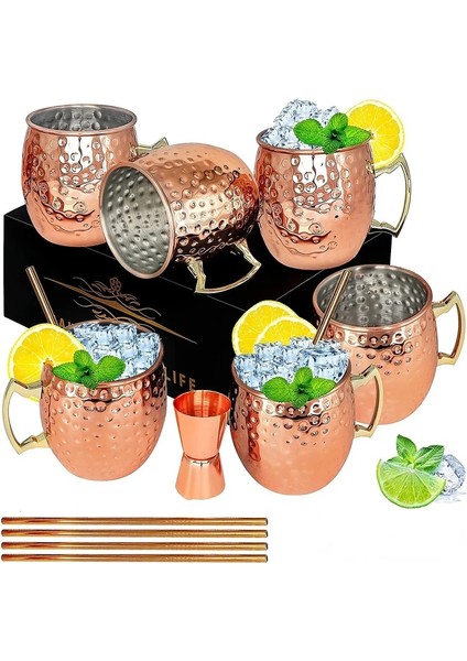 Siyah 501-600 ml 550 ml Moskova Katır Bakır Kupalar Metal Kupa Bardak Paslanmaz Çelik Bira Şarap Kahve Fincanı Bar Aracı (Yurt Dışından) modelleri