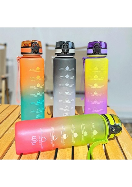 S5 Pipetsiz 1000 ml 1 Litre Su Şişesi Büyük Kapasiteli Spor Su Şişesi Sızdırmaz Içme Şişesi Açık Seyahat Spor Salonu Su Şişesi Drinkware (Yurt Dışından)