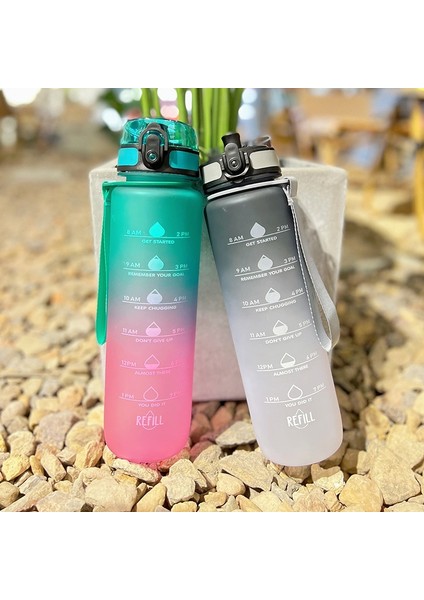 S5 Pipetsiz 1000 ml 1 Litre Su Şişesi Büyük Kapasiteli Spor Su Şişesi Sızdırmaz Içme Şişesi Açık Seyahat Spor Salonu Su Şişesi Drinkware (Yurt Dışından)