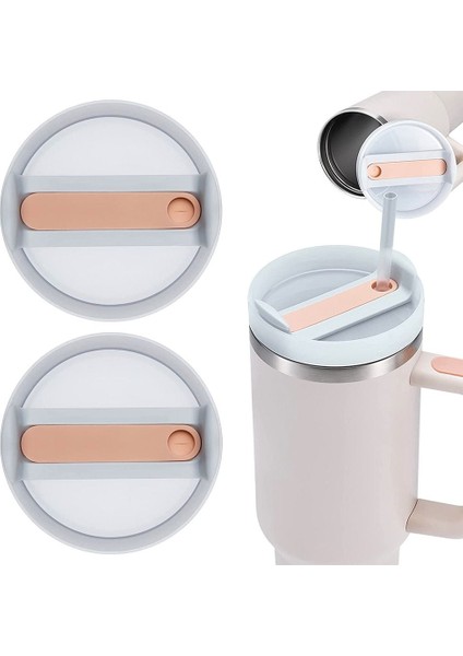 Stil 3 1 Adet Çok Renkli 40OZ Sızdırmazlık Şişesi Kapağı Sıçrama Dökülmeye Dayanıklı Düz Plastik Yedek Kapaklar Stanley Tumbler Bardak Aksesuarları (Yurt Dışından) modelleri
