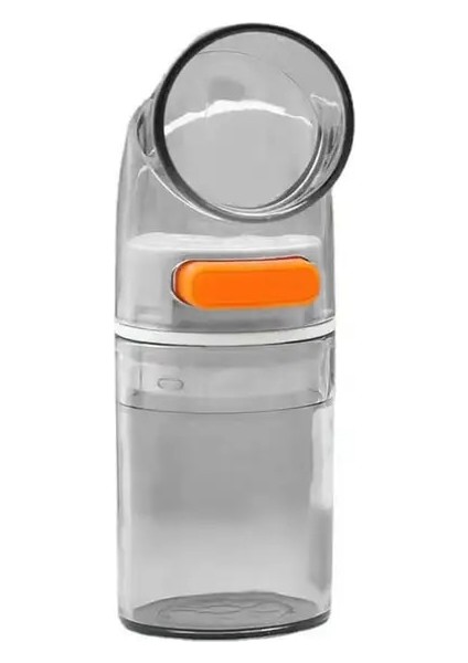 Turuncu 1 Adet Şeffaf Kontrol Baharat Kavanoz Taban Depolama Hacim Kontrollü Pratik Nem Geçirmez Tuz Şeker Baharat Kavanoz (Yurt Dışından)