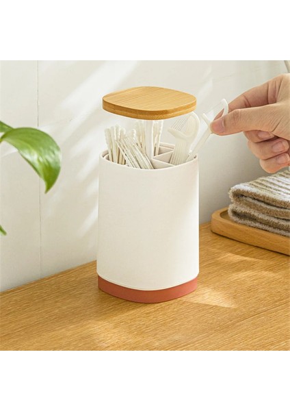 6X6X11.5 cm Otomatik Kürdan Kutusu Yaratıcı Kürdan Dağıtıcı Ahşap Pamuk Ev Masa Kürdan Depolama Tutucu Kapaklı (Yurt Dışından) fırsatları