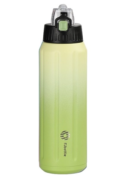 Gradyan Yeşil 600ML Feıjıan Çift Duvar Termosu, Spor Şişesi, 600ML, 18/10 Paslanmaz Çelik, Termos, Yalıtımlı Bardak, Sızdırmazlık, Özelleştirme (Yurt Dışından)
