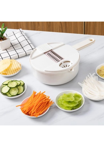 Koyu Mavi Çok Fonksiyonlu Sebze Dilimleyici Kıyıcı Meyve Aracı Rende Kesici Parçalayıcı Sarımsak Et Kıyıcı Dilimleme Yumurta Bölücü Mutfak Aracı (Yurt Dışından) fırsatları