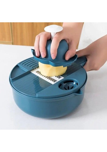 Yeşil Sebze Kesici Çok Fonksiyonlu Mutfak Eşyaları Sebze Dilimleme Kesici Elle Kesilmiş Parçalama Rende Kıyıcı Havuç Mutfak Aksesuarları (Yurt Dışından) fırsatları