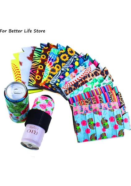 Stil - J 1 Adet 21 Stil 18G 330ML Kola Kapağı Rts Ince Kutu 12OZ Bira Çanta Kamp Gezisi Yürüyüş Aksesuarları Kol Izolatör Wrap (Yurt Dışından)