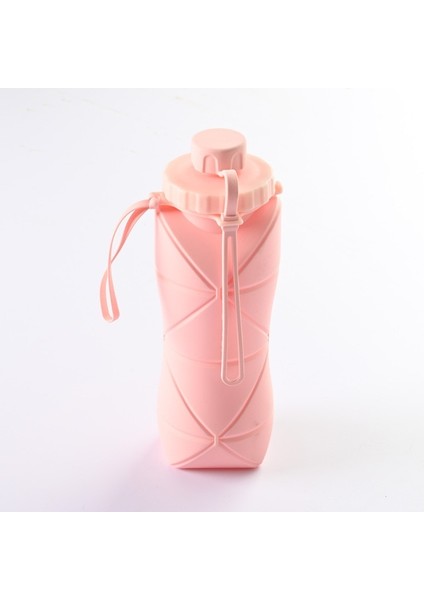 Pembe 501-600 ml Katlanır Kupa Büyük Kapasiteli Açık Seyahat Spor Taşınabilir Silikon Su Bardağı Yüksek Sıcaklık Gıda Sınıfı Streç Katlanır Bardak (Yurt Dışından) fiyatları
