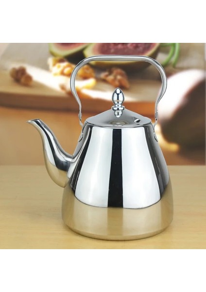 Filtre ile 1.2l Yeni Gelmesi 304 Paslanmaz Çelik Su Isıtıcısı Kalın Indüksiyon Ocak Çay Su Isıtıcısı Yaratıcı Çay Potu Ev Ofis Için 1.2l/1.5l/2l (Yurt Dışından)