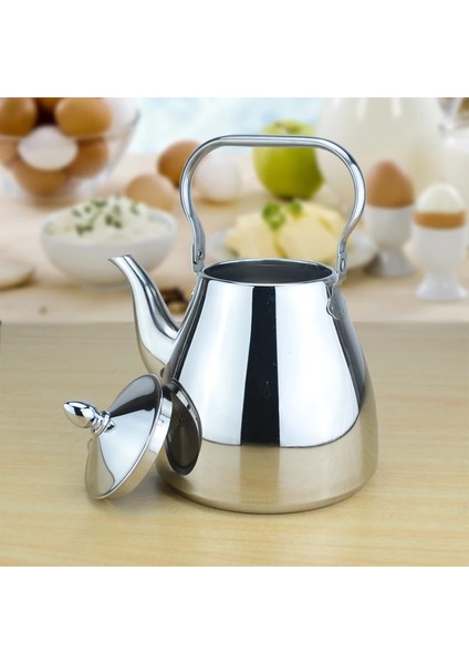 Filtre ile 1.2l Yeni Gelmesi 304 Paslanmaz Çelik Su Isıtıcısı Kalın Indüksiyon Ocak Çay Su Isıtıcısı Yaratıcı Çay Potu Ev Ofis Için 1.2l/1.5l/2l (Yurt Dışından)