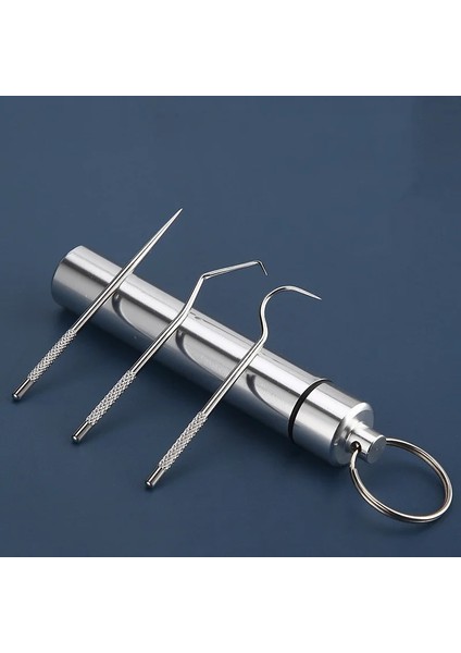 Kısa 1 Takım Taşınabilir Paslanmaz Çelik Metal Kürdan Çanta Seti Yeniden Kullanılabilir Çevre Koruma Açık Piknik Kampı Için Tutucular ile (Yurt Dışından)