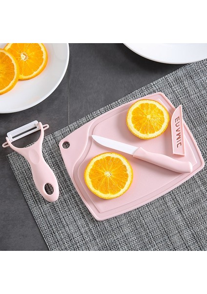 Mavi Uygun Mutfak Bıçağı 3 Adet/takım Iskandinav Şeker Renkler Kesme Tahtası Cilt Soyucu Seramik Bıçak Takım Elbise Mutfak Hediye Takım Elbise Alet (Yurt Dışından) fırsatları