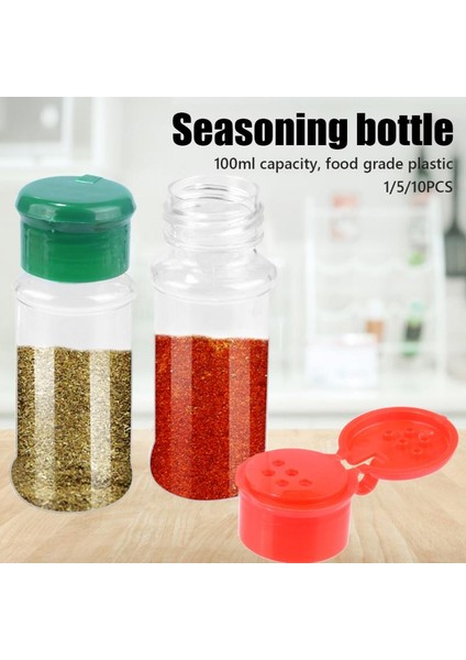 Yeşil Plastik Baharat Tuz Biber Çalkalayıcılar Baharat Kavanoz Can Barbekü Çeşni Kavanoz Şişeleri Şişe Konteyner Mutfak Baharat Araçları 100 ml (Yurt Dışından) modelleri