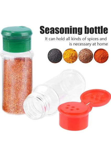 Yeşil Plastik Baharat Tuz Biber Çalkalayıcılar Baharat Kavanoz Can Barbekü Çeşni Kavanoz Şişeleri Şişe Konteyner Mutfak Baharat Araçları 100 ml (Yurt Dışından) indirimleri