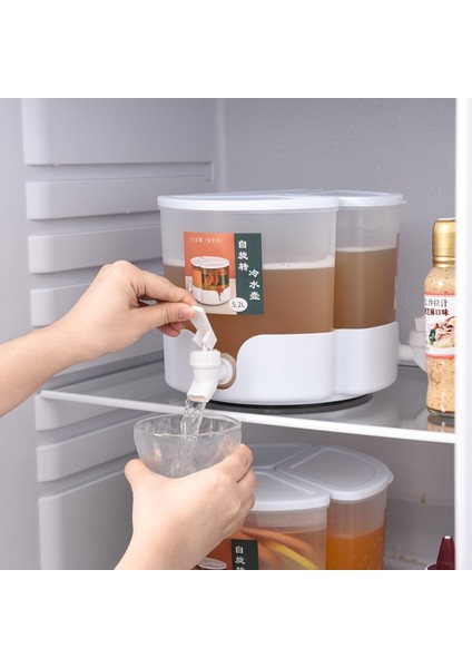 5l Kısa Buzdolabı Soğuk Su Isıtıcısı Musluk Ev Limonata Şişesi Drinkware Soğuk Su Şişesi Konteyneri Çaydanlık Su Sürahileri (Yurt Dışından) fırsatları