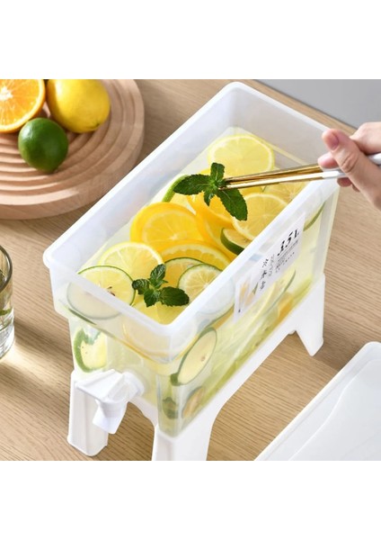 3.5l Soğuk Su Isıtıcısı Su Sürahi Musluklu Sürahi Buzdolabı Süt Çay Dağıtım Barı Bal Içti Soda Dağıtıcı Musluk Su Kavanoz Şişesi (Yurt Dışından)