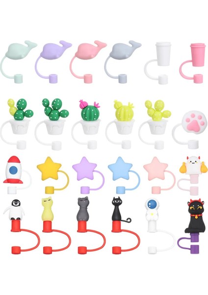 21 1 Adet Yaratıcı Yeniden Kullanılabilir Silikon Saman Tıkacı Sıçramaya Dayanıklı Içme Toz Kapağı Toz Geçirmez Saman Ipuçları Kapak Bardak Aksesuarı Mutfak Aracı (Yurt Dışından) fiyatları