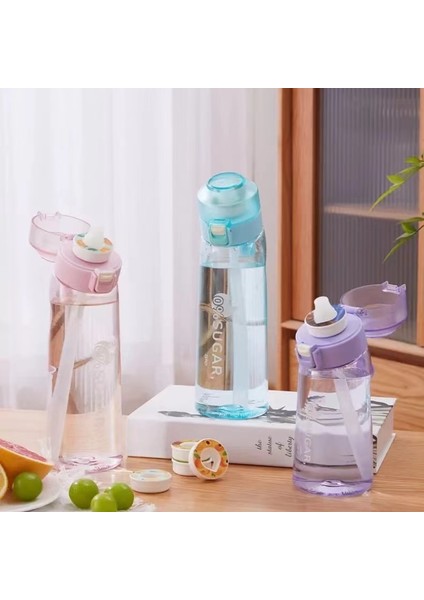 650ML-PEMBE Şişe 3x Red Bull 650ML Hava Aromalı 1/7 Aroma Podlu Su Şişesi Vandens Butelis 0 Şeker 0 Kalori Bottiglia Içecek Şişesi Aromaları (Yurt Dışından)