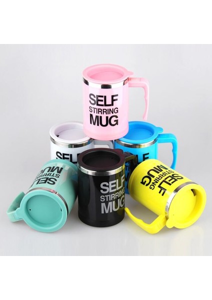 Blue Love 400ML 400ML Otomatik Kendini Karıştıran Kupa Kahve Süt Karıştırma Kupa Paslanmaz Çelik Termos Bardak Elektrikli Tembel Çift Yalıtımlı Akıllı Fincan (Yurt Dışından) fırsatları