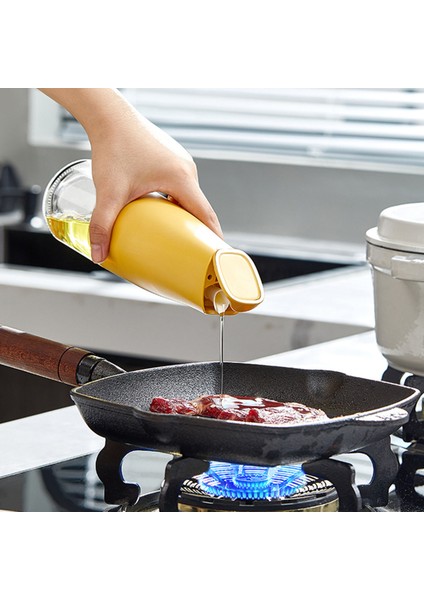 Yeşil 500 ml Cam Filtre Yağ Depolama Tankı Konteyner Dayanıklı Kullanım Güvenli Malzeme Yağ Şişesi Barbekü Mutfak Yağı Püskürtücü Aracı (Yurt Dışından) fırsatları