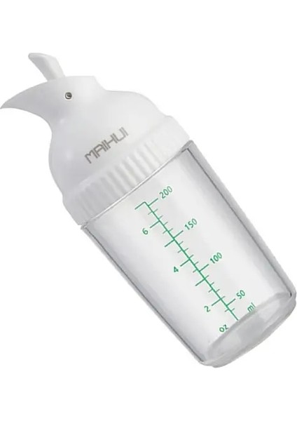 Beyaz Salata Sosu Shaker Zeytinyağı Dağıtıcı Şişe Ölçekli Şeffaf Mutfak Mühürlü Sızdırmaz Soya Sosu Pot Sos Kabı (Yurt Dışından)