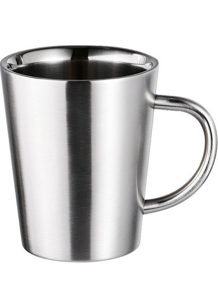 Gümüş 310ML 310/350ML 304 Paslanmaz Çelik Çift Katmanlı Kupalar Kahve Fincanı Yaratıcı Su Bardağı Isı Yalıtım Bira Bardağı Paslanmaz Bardak Drinkware (Yurt Dışından)