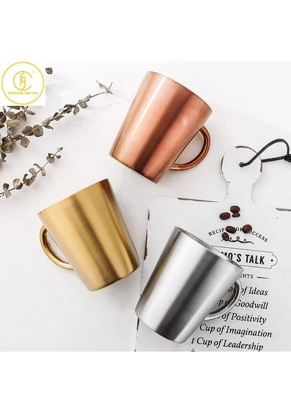 Gümüş 310ML 310/350ML 304 Paslanmaz Çelik Çift Katmanlı Kupalar Kahve Fincanı Yaratıcı Su Bardağı Isı Yalıtım Bira Bardağı Paslanmaz Bardak Drinkware (Yurt Dışından) indirimleri