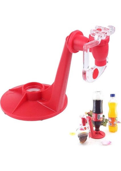 Bir Soda Dispenseri Kola Şişesi Ters Gazlı Içecek Baş Aşağı Içme Suyu Dağıtım Makinesi Ev Partisi Pub Bar Drinkware (Yurt Dışından)