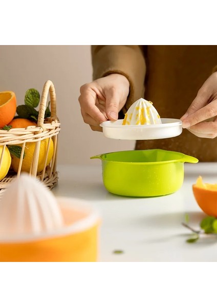 Yeşil Yüksek Kapasiteli Limon Sıkacakları Plastik Portakal Sıkacağı Taşınabilir Meyve Sıkacağı Makinesi Taze Meyve Suyu Meyve Manuel Mutfak Yeni Aksesuarları (Yurt Dışından)