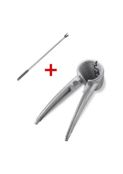 C Yeni Yükseltme Metal Fındıkkıran Ezilmiş Ceviz Ceviz Kraker Açacağı Somun Huni Tipi Pense Kabuk Soyma Aracı Mutfak Aksesuarları (Yurt Dışından)