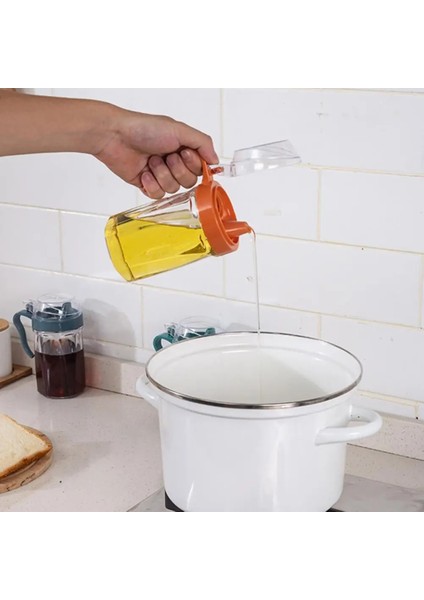 Mavi Bir Sirke Şişesi Güzellik Plastik Yağ Pompası Şişesi Büyük Kapasiteli Su Geçirmez Yağ Kabı Mutfak Malzemeleri (Yurt Dışından) modelleri