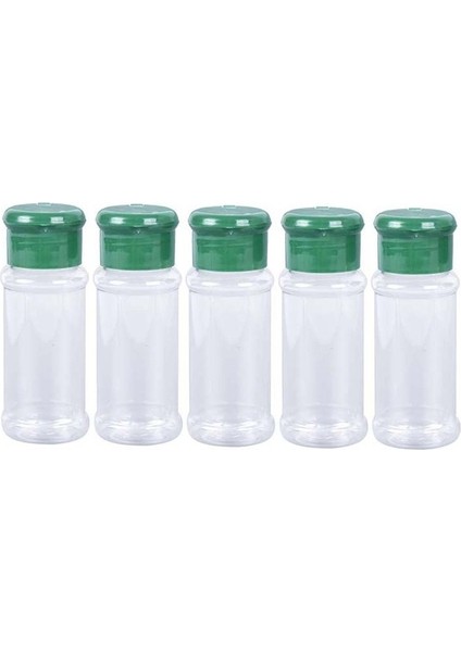 5 Adet 100ML 10X3.9CM 2 Adet/3 Adet/5 Adet 100ML Plastik Baharat Tuz Biber Çalkalayıcılar Baharat Kavanoz Barbekü Çeşni Sirke Şişeleme Baharat Şişesi (Yurt Dışından)