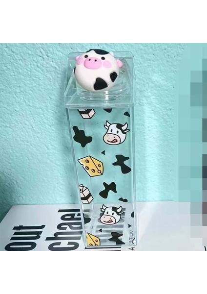 Su Şişesi 500ML Mutfağım 500ML Bpa Içermeyen Süt Spor Su Şişesi Su Isıtıcısı Benim Sevimli Karikatür Yaratıcı Açık Hava Plastik Taze Gourde Şişeleri Drinkware (Yurt Dışından)