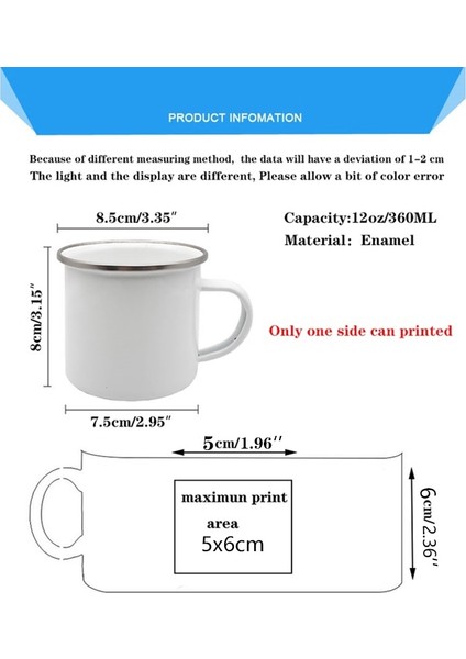 UXH190778-A015WH-8 360 ml Ispanyol Baskı Kupa Kahve Çay Bardak Içecekler Su Bardağı Öğretmen Hayat Emaye Kupalar Okul Ev Kolu Drinkware Öğretmen Için En Iyi Hediyeler (Yurt Dışından)