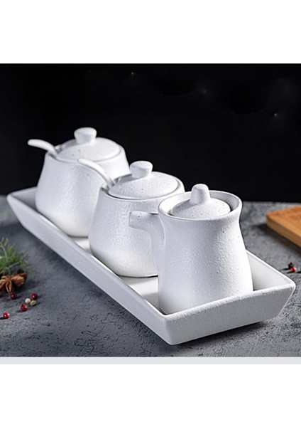 Stil 6 Japon Tarzı Seramik Baharat Pot Ev Yaratıcı Mutfak Yağı Tuz Şeker Monosodyum Glutamat Çeşni Kutusu Yağ Dökücü (Yurt Dışından)