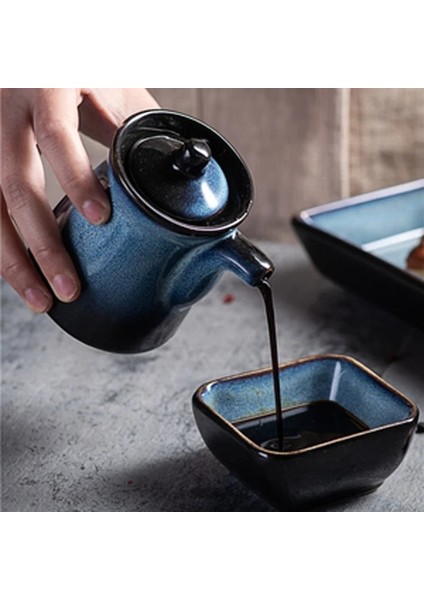 Stil 6 Japon Tarzı Seramik Baharat Pot Ev Yaratıcı Mutfak Yağı Tuz Şeker Monosodyum Glutamat Çeşni Kutusu Yağ Dökücü (Yurt Dışından)