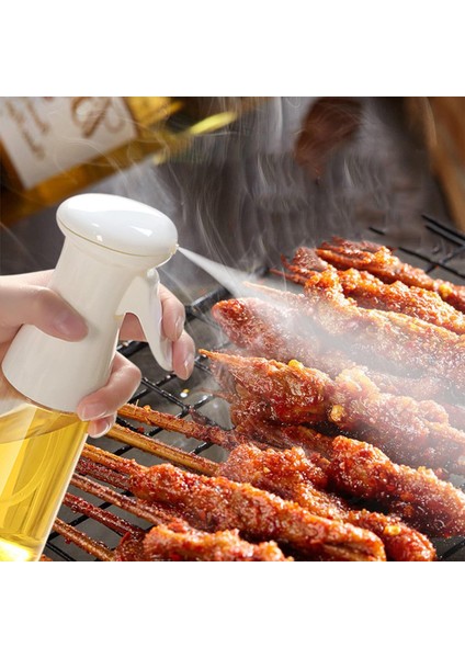 Siyah 200 ml Zeytinyağı Püskürtücü Şişe Mutfak Yüksek Basınçlı Püskürtücü Şişe Pişirme Barbekü Hava Fritöz Püskürtücü Yağ Kamp Tencere Aracı (Yurt Dışından)