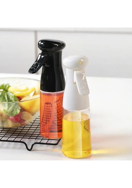 Siyah 200 ml Zeytinyağı Püskürtücü Şişe Mutfak Yüksek Basınçlı Püskürtücü Şişe Pişirme Barbekü Hava Fritöz Püskürtücü Yağ Kamp Tencere Aracı (Yurt Dışından)