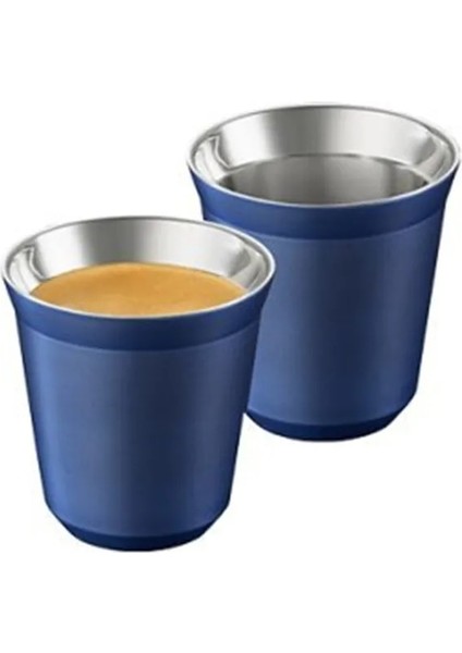 Gümüş 80ML 2pcs Espresso Kupalar 80ML 160ML 2'li Set, Paslanmaz Çelik Espresso Bardak Seti, Yalıtımlı Çay Kahve Kupaları Çift Duvar Bardak Bulaşık Makinesinde Yıkanabilir (Yurt Dışından) modelleri