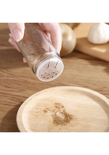 4 Adet Set Kavanoz Baharat Tuz ve Biber Çalkalayıcı Baharat Kavanoz Baharat Organizatör Cam Barbekü Çeşni Mutfak Gadget Aracı Saklama Kutusu (Yurt Dışından)