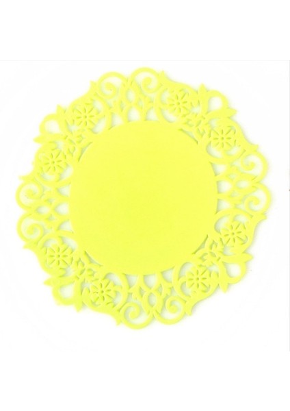 A2 9X9X0.3CM Meyve Şekli Silikon Kap Altlığı Kayma Yalıtım Pedi Bardak Mat Tutucu Turuncu/karpuz/limon Meyve Fincan Altlığı Yumuşak Pvc Ped (Yurt Dışından)