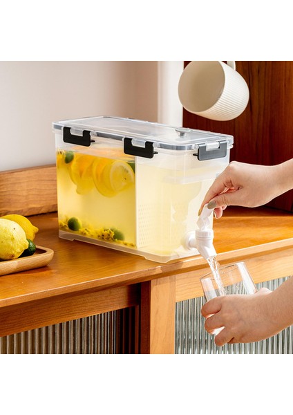 3.5l Musluk Suyu ile Soğuk Su Sürahisi Içecek Içecek Dağıtıcı Meyve Çaydanlık Tankı Buzdolabı Suyu Su Isıtıcısı Limonata Için Soğuk Su Sürahisi (Yurt Dışından)