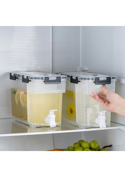 3.5l Musluk Suyu ile Soğuk Su Sürahisi Içecek Içecek Dağıtıcı Meyve Çaydanlık Tankı Buzdolabı Suyu Su Isıtıcısı Limonata Için Soğuk Su Sürahisi (Yurt Dışından)