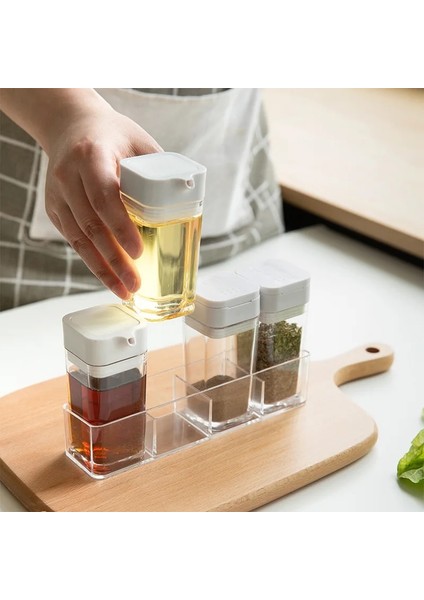 2 Adet Mutfak Aksesuarları Yemeklik Yağ Tankı Biber Çalkalayıcı Baharat Pot Tuz Şeker Şişesi Soya Sosu Şişesi Sirke Şişesi Küçük Araçlar (Yurt Dışından)