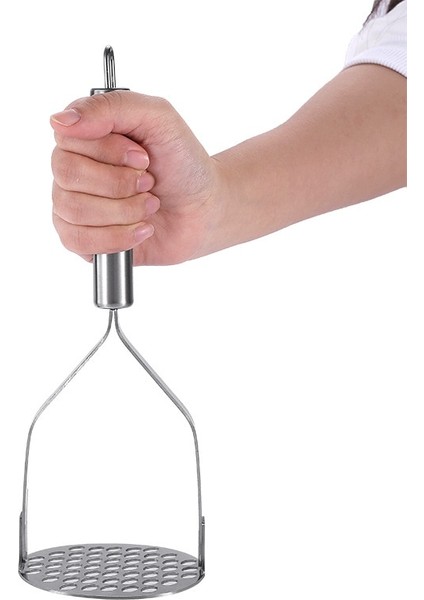 Yuvarlak Kaşık Mutfak Patates Ezici Paslanmaz Çelik Bebek Gıda Takviyesi Kırıcı Sebze Meyve Basın Çamur Bıçak Ev Pişirme Araçları (Yurt Dışından) indirimleri