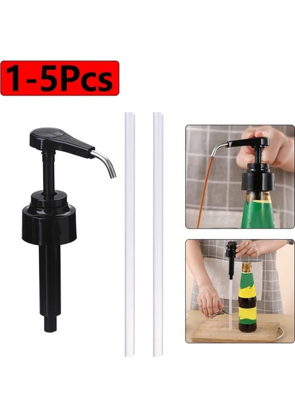 5 Adet Beyaz 1-5 Adet Basınçlı Yağ Püskürtücü Şurup Şişesi Memesi Ev Pompaları Itme Tipi Mutfak Taşınabilir Şişeler Tıpa Dağıtıcı Aksesuar (Yurt Dışından)