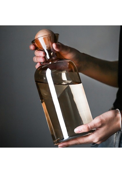 1 Su Isıtıcısı C 1.2l Su Isıtıcısı Amber Borosilikat Cam Çaydanlık 250ML Su Bardağı Isıya Dayanıklı Cam Şişe Su Sürahi Içecek Dispenseri (Yurt Dışından)