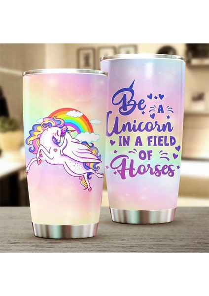 Stil 5 Be A Unicorn Tumbler Cup Kapaklı Kız Bebek Için Noel Hediyesi - Unicorn Lovers Için Doğum Günü Hediyesi Paslanmaz Çelik Tumbler 20OZ (Yurt Dışından) fiyatları